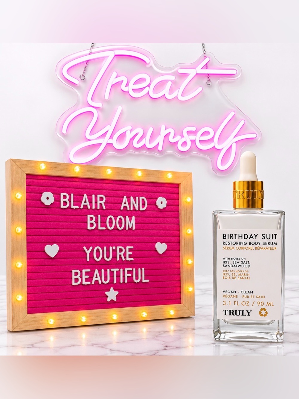 Truly Beauty Birthday Suit - Restoring Body Serum 3.1oz - New
